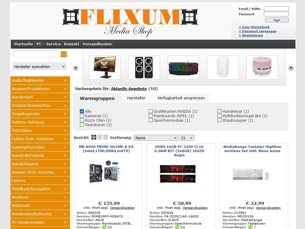 Flixum Media Shop